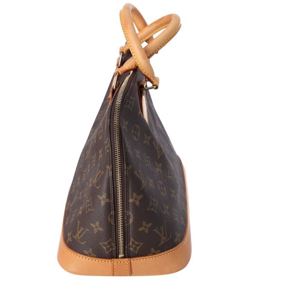 Louis Vuitton Alma Monogram Handbag M51130 Brown Canvas - Picture 3 of 7